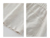 Wide leg linen pants with natural summer drape