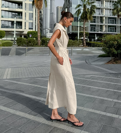 women belted cami dress summers beach outfit