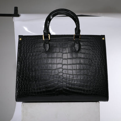 Women Genuine Crocodile Leather Handbag