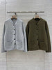 Women Genuine Cashmere Button Jacket Cardigan Coat