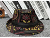 Leather jazz hat with hand-embossed design 3 M