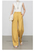 Wide leg linen pants with natural summer drape