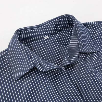 Tie Side Drop Shoulder Shirt