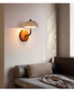 Yellow Travertine Wabi-Sabi Mushroom Wall Lamp
