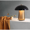 Black and Gold Modern Table Lamp Mushroom Light