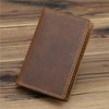 Men’s Crazy Horse Leather Card Holder Wallet in Cowhide