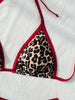 Women’s Triangle Bikini Set with Skirted Bottom
