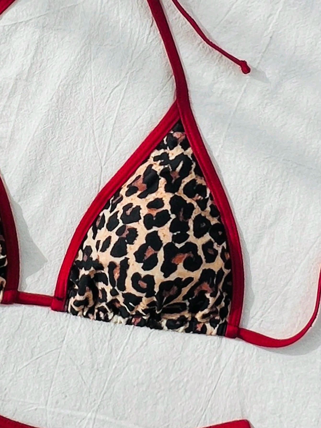 Women’s Triangle Bikini Set with Skirted Bottom