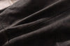 Men Distressed Cowhide Leather Trucker Jacket