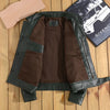 Men’s Military Style Cowhide Leather Jacket