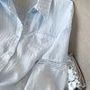 women's striped blouse long sleeve