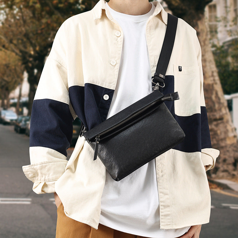 Men’s Genuine Leather Commuter Messenger Bag