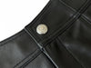 Women’s Leather High Waist Shorts Wide Leg