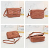 Genuine Brown Leather Crossbody Purse for Work & Office