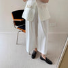 Linen womens sleeveless button up vest