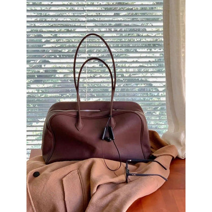 Brown Women’s Leather Shoulder Tote Bag