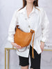Women Soft Leather Dumpling Crossbody Bag