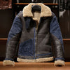 Men’s B3 Real Shearling Fur Leather Jacket