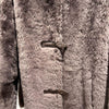 Women Leather Real Fur Coat Short Shearling Round Neck Jacket
