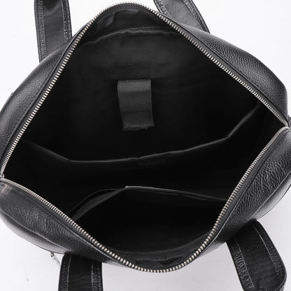 Genuine Leather Men's Office Laptop Bag