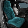 Long Hair Sheepskin Car Seat Cover with Plush Wool Backrest 4