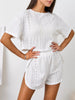 lounge wear sets women top and shorts