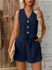 womens 2 piece summer sets vest and shorts