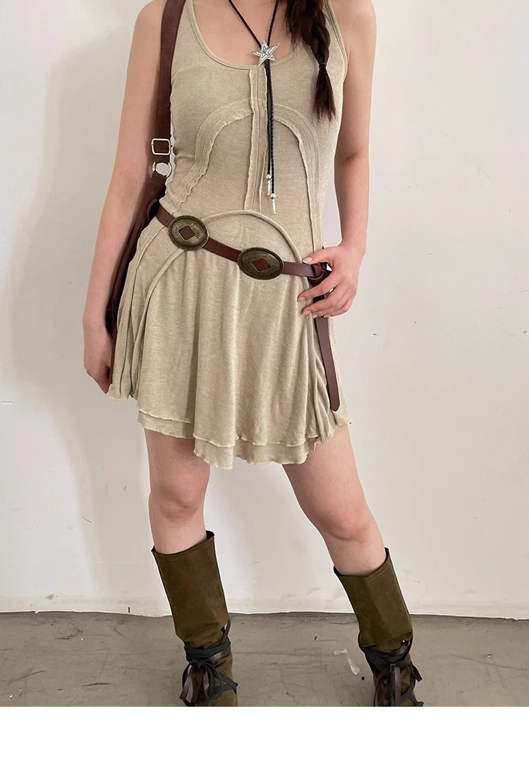 Women’s Faux Leather Western Concho Belt