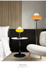Retro Glass Floor Lamp Vintage Egg Tart Jade Shade
