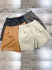 Bold Leather Shorts for Women