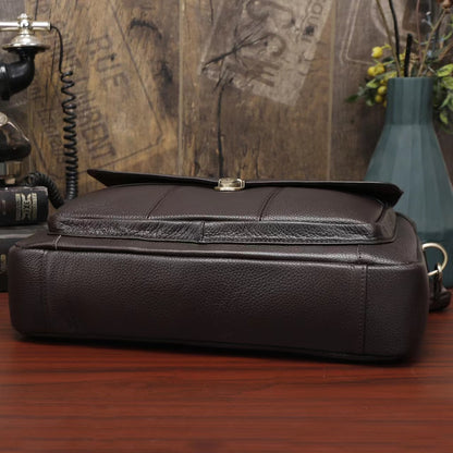 Genuine Leather Office Briefcase Bag
