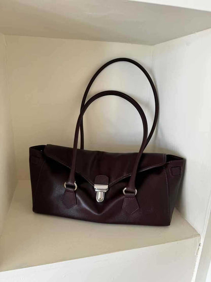 French Genuine Leather Women’s Shoulder Bag