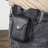 Men’s Leather Waist Bag with Phone Holster