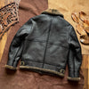 Men’s Real Shearling Bomber Leather Jacket