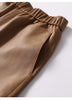 Women’s Genuine Sheepskin Leather High Waist Shorts with Pockets