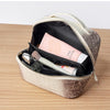 Women’s Genuine Leather Crocodile Pattern Cosmetic Bag