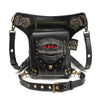 Shoulder Holster Bag Black PU Punk Harness with Adjustable Straps