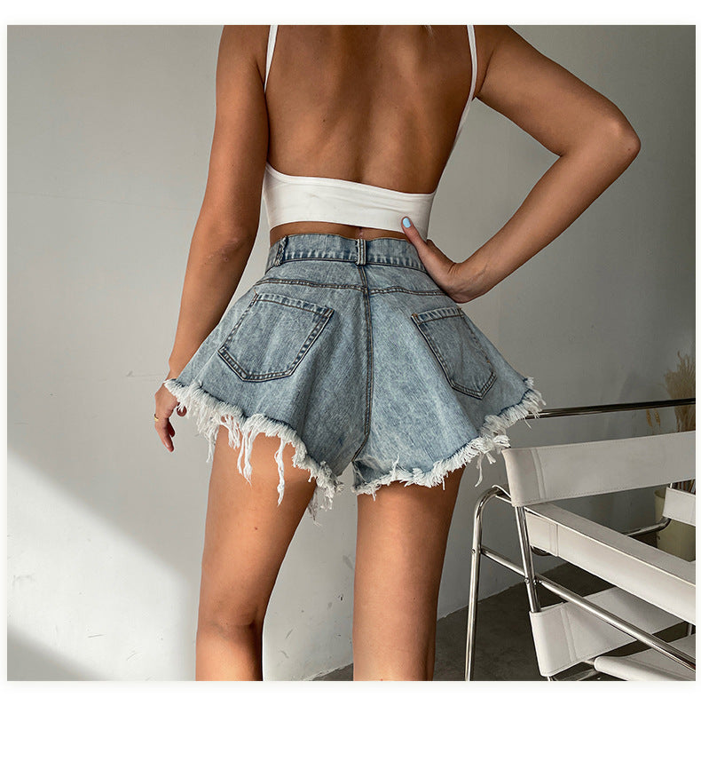 denim mini skirts women