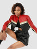 Cropped Faux Leather Biker Jacket for Women