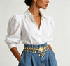 Gold Waist Chain with Coin Tassels and Turquoise Accents