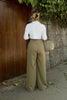 wide leg bell bottom dress pants women's