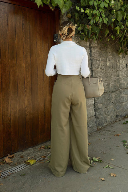 wide leg bell bottom dress pants women's
