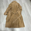 Women’s Cashmere Fur Mid-Length Trench Coat