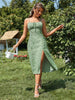 cami maxi dress with slit hem