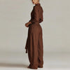 Women’s Two Piece Belted Wide Leg Pant Set