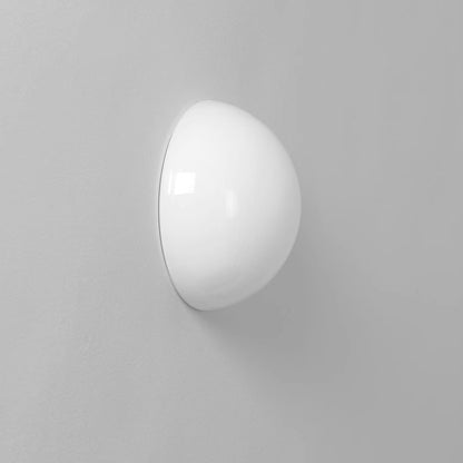 Nordic Round Glass Wall Lamp Minimalist Hemisphere Wall Light
