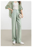 Women linen pants for office and travel