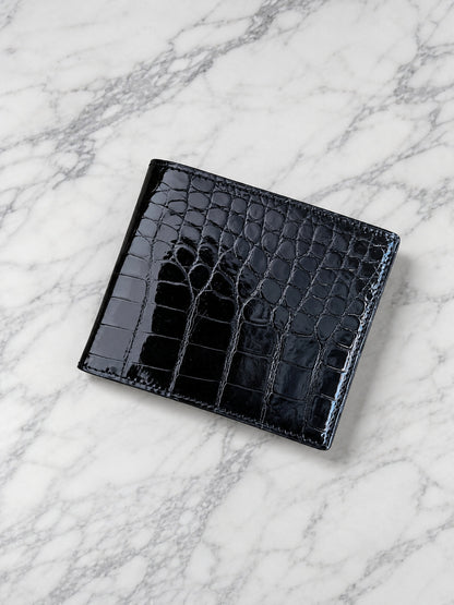Genuine Crocodile Leather Bifold Wallet