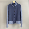 Women’s Cashmere Suede Stitching Cardigan Jacket
