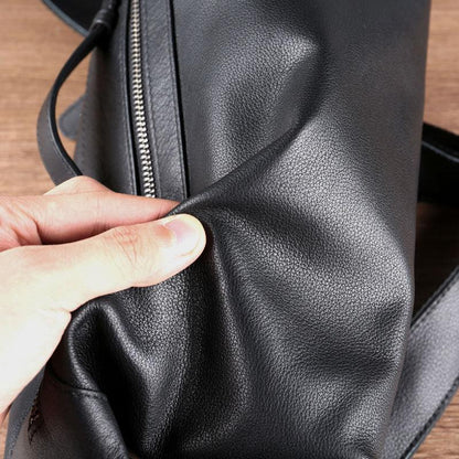 Men’s Full-Grain Cowhide Crossbody Chest Bag